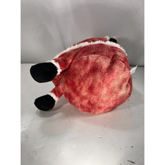 Commonwealth Plush 2001 Santa Claus Stuffed Plump Round Toy Sack Chubby Tags - Picture 10 of 10